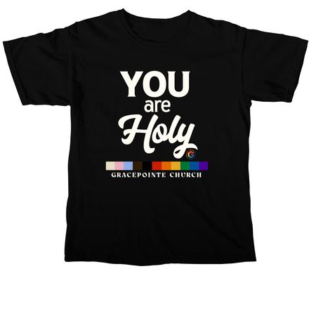 Pride 2025 | You are Holy, a Black Comfort Colors Unisex Tee