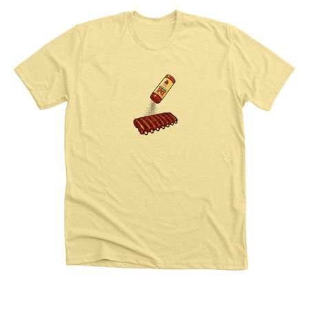 Twang Spice T, a Heather French Vanilla Premium Unisex Tee