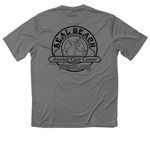 SBACC Performance Tee, a Grey Concrete Classic Performance Tee (back-view)