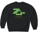 OTMR Live 2026 - Teal, a Black Softstyle Crewneck Sweatshirt (back-view)