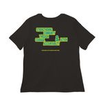 OTMR Live 2026 - Teal, a Black Women?s Relaxed Cotton Tee (back-view)