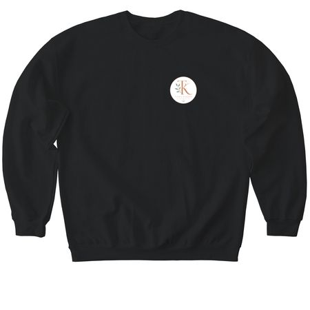 I Pulled My Chakra, a Black Softstyle Crewneck Sweatshirt
