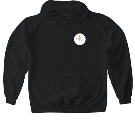 I Pulled My Chakra, a Black Gildan Softstyle Pullover Hoodie