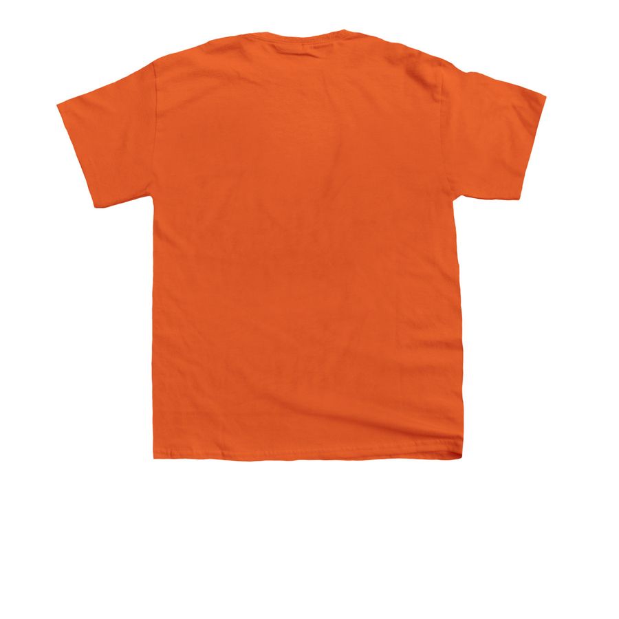 The Hippo Way, a Orange Youth Unisex Tee (back-view)