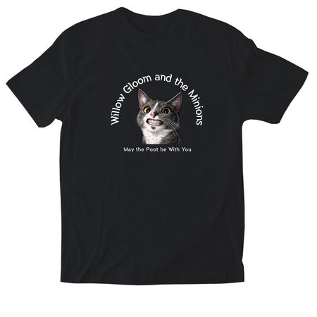 Willow Gloom and the Minions 3&nbsp;, a Black Softstyle Cotton Tee