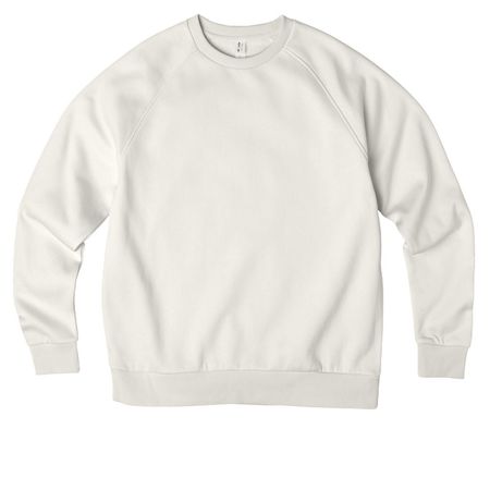 Emunah BBG Crew, a White Sand Allmade Organic CVC Crewneck Sweatshirt