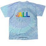 Open to All - Light Colors, a Lagoon Classic Tie Dye Tee (back-view)