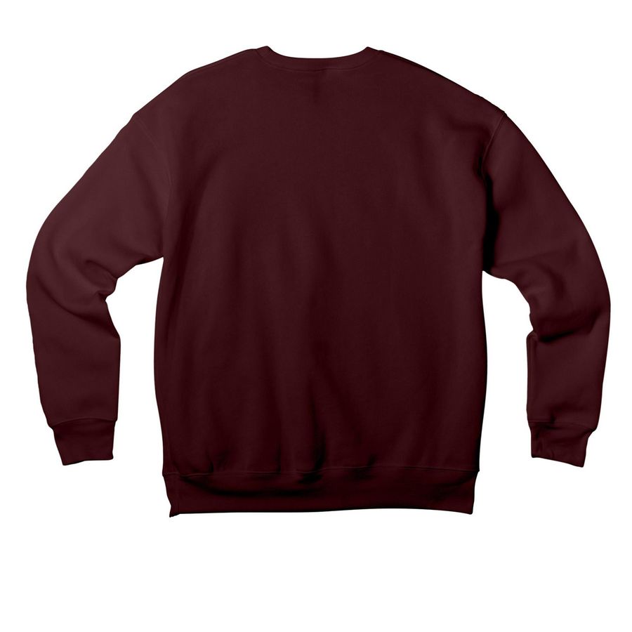 + MVSKOKE +, a Maroon Premium Drop Shoulder Sweatshirt (back-view)