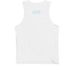 Grace's Tee, a White Premium Cotton Tank (back-view)