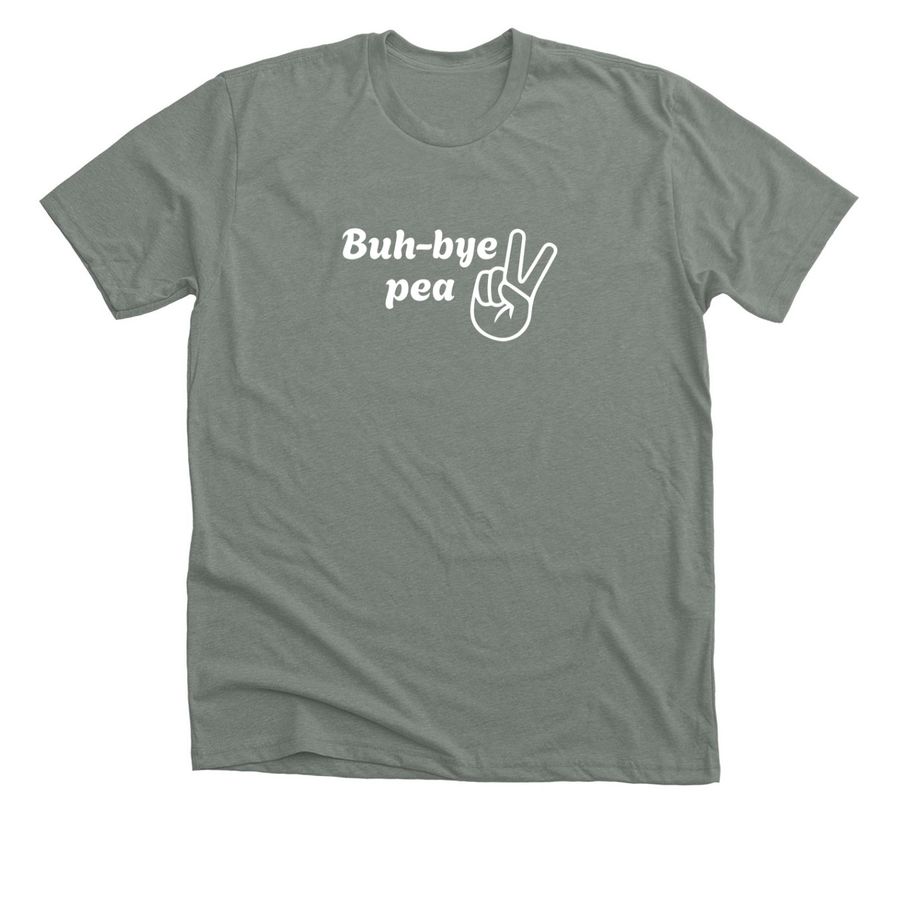 Buh-bye peace, a Deep Heather Premium Unisex Tee