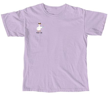 Feed 'Em, a Orchid Comfort Colors Unisex Tee