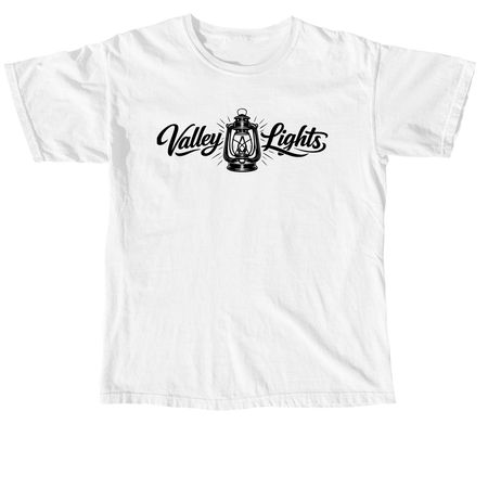 Valley Lights White, a White Comfort Colors Unisex Tee