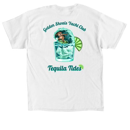 Tequila Tides, a White Classic Unisex Tee