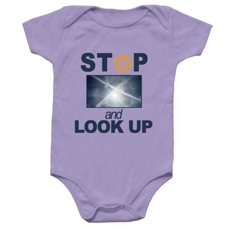 The Geofight Infant Onesies, a Lavender Infant Onesie