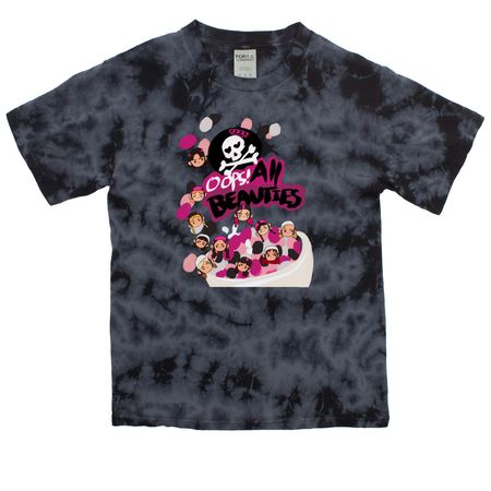 BRUTAL BEAUTIES, a Black Youth Crystal Tie Dye Tee