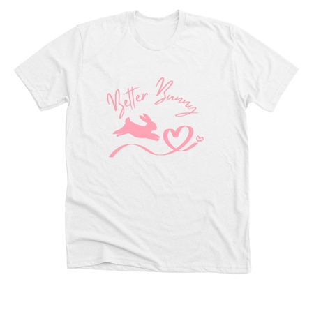 Classic Logo, a Solid White Blend Premium Unisex Tee