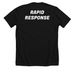 Rapid Response Nurse Shirt, a Solid Black Blend Premium Unisex Tee (back-view)