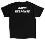 Rapid Response Nurse Shirt, a Black Classic Unisex Tee (back-view)