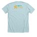 House of Dog Coat of Arms, a Heather Ice Blue Premium Unisex Tee (back-view)