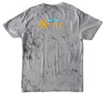 House of Dog Coat of Arms, a Smoke Comfort Colors Colorblast Tee (back-view)