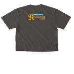 House of Dog Coat of Arms, a Pepper Comfort Colors Boxy Tee (back-view)