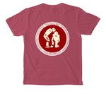 Texas Delenda Est Crimson&nbsp;, a Crimson Comfort Colors Pocket Tee (back-view)