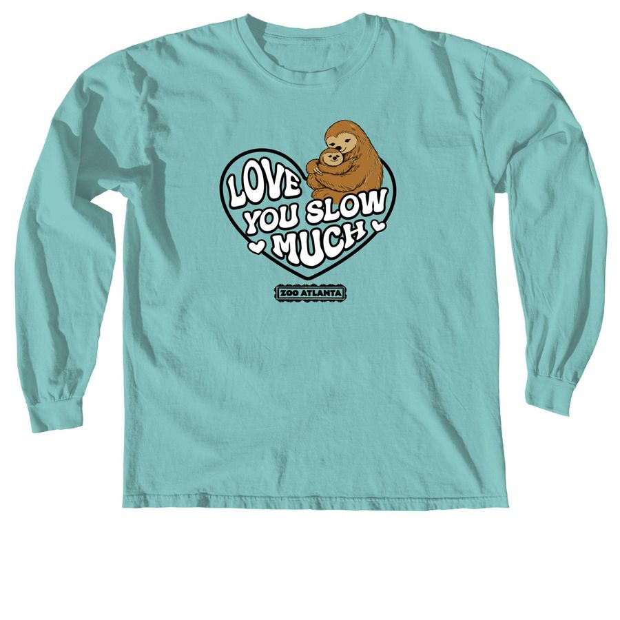 &nbsp;Zoo Atlanta Sloth T-Shirt Fundraiser, a Chalky Mint Comfort Colors Long Sleeve Tee