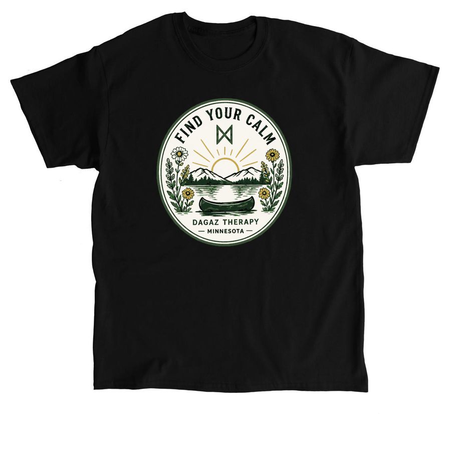 Find Your Calm, a Black Classic Unisex Tee