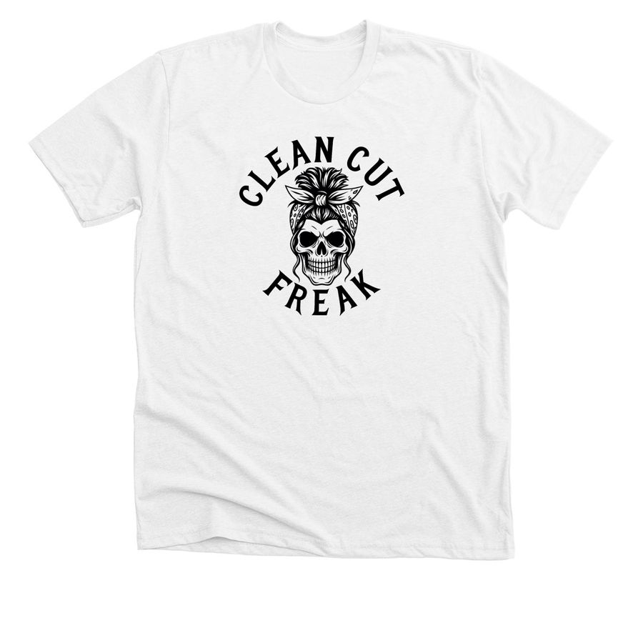 Women?s Classic Logo (Front Design Only), a Solid White Blend Premium Unisex Tee