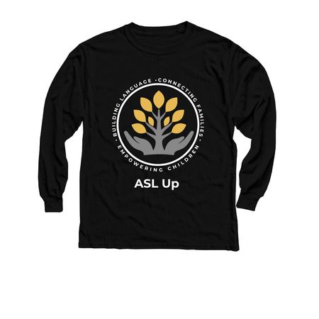 Wear the Mission, a Black Youth Long Sleeve Tee