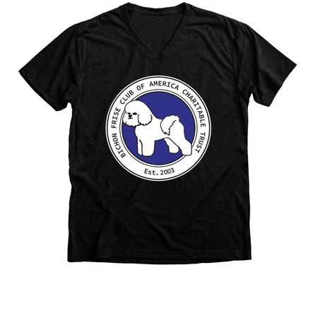 BFCACT Large Logo&nbsp;, a Black Heather Premium V-Neck Tee