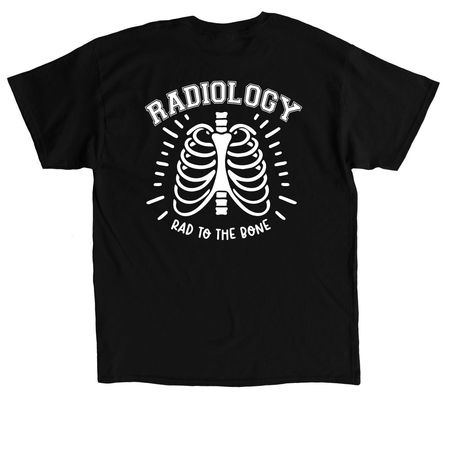 Radiology R2TB, a Black Classic Unisex Tee (back-view)
