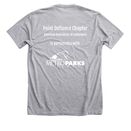 Owl Together Now 2024, a Athletic Heather Premium Unisex Tee (back-view)