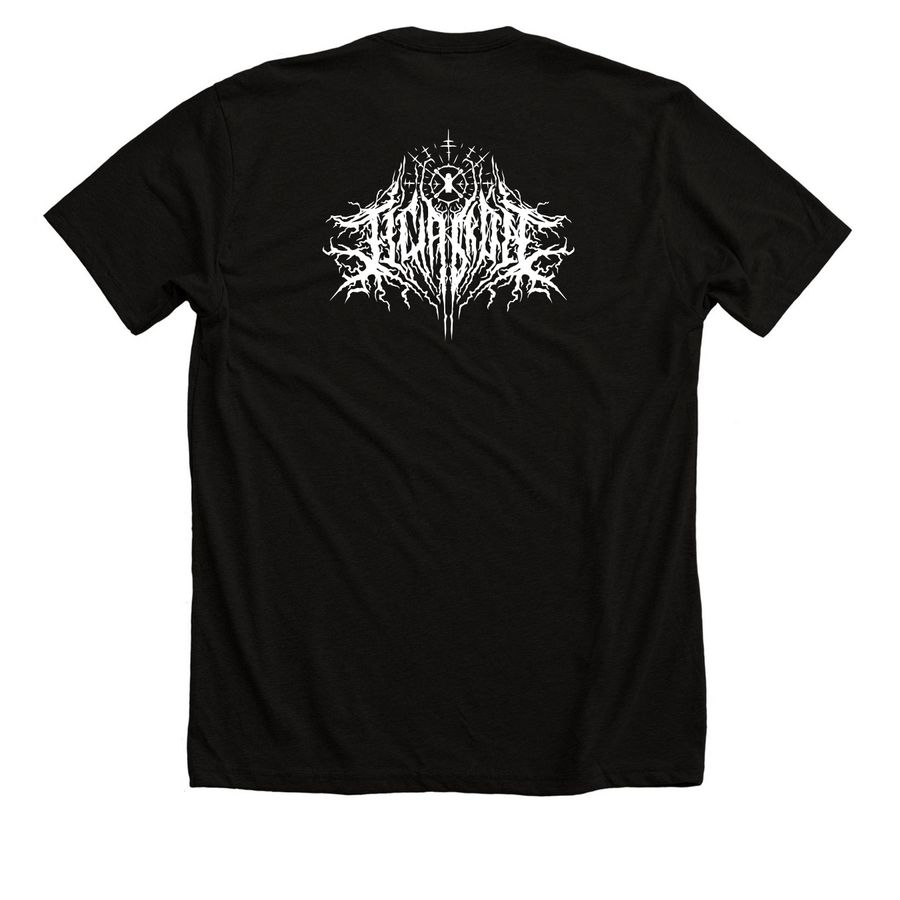EL CABR?N BONES, a Solid Black Blend Premium Unisex Tee (back-view)