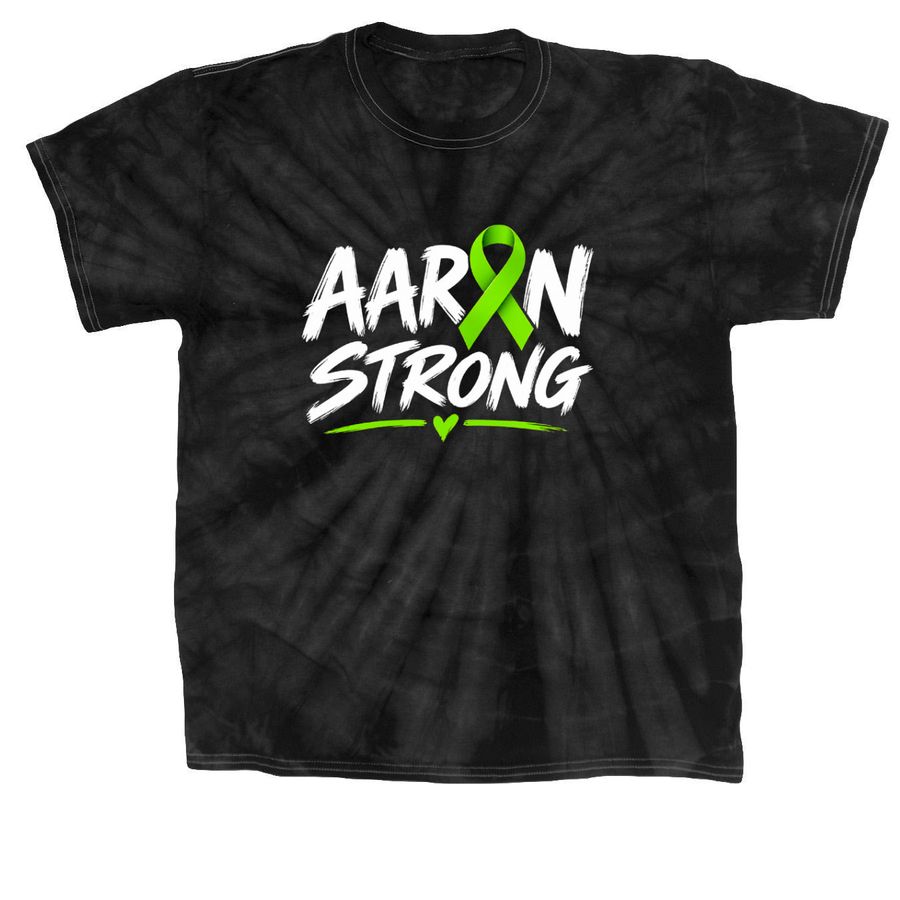 Aaron Strong, a Black Classic Tie Dye Tee