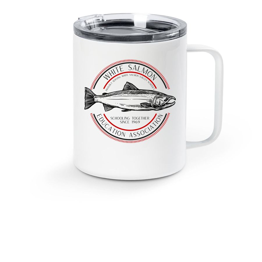 Travel Mug - New Logo, a White Stainless Steel Travel Mug