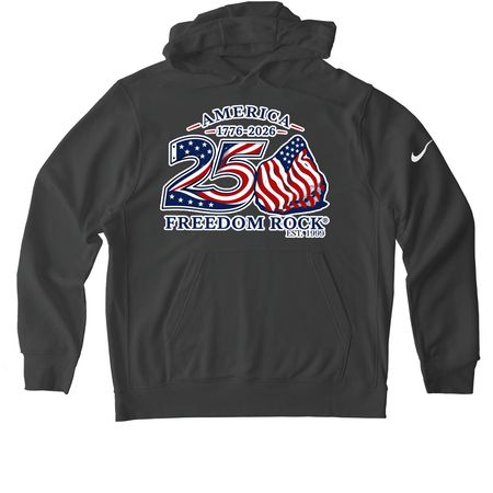 America 250 Freedom Rock?, a Anthracite Nike Club Fleece Pullover Hoodie