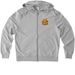 Roam & Refuel Vintage Coffee Adventure Hoodie, a Granite Grey Heather Allmade Organic French Terry Zip Up Hoodie