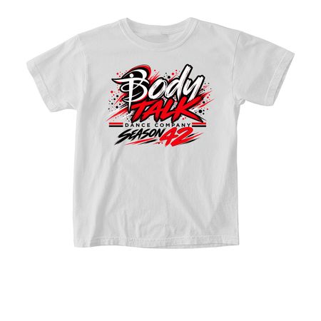 Youth Size - Body Talk Season 42 TEe, a White Comfort Colors Youth Tee