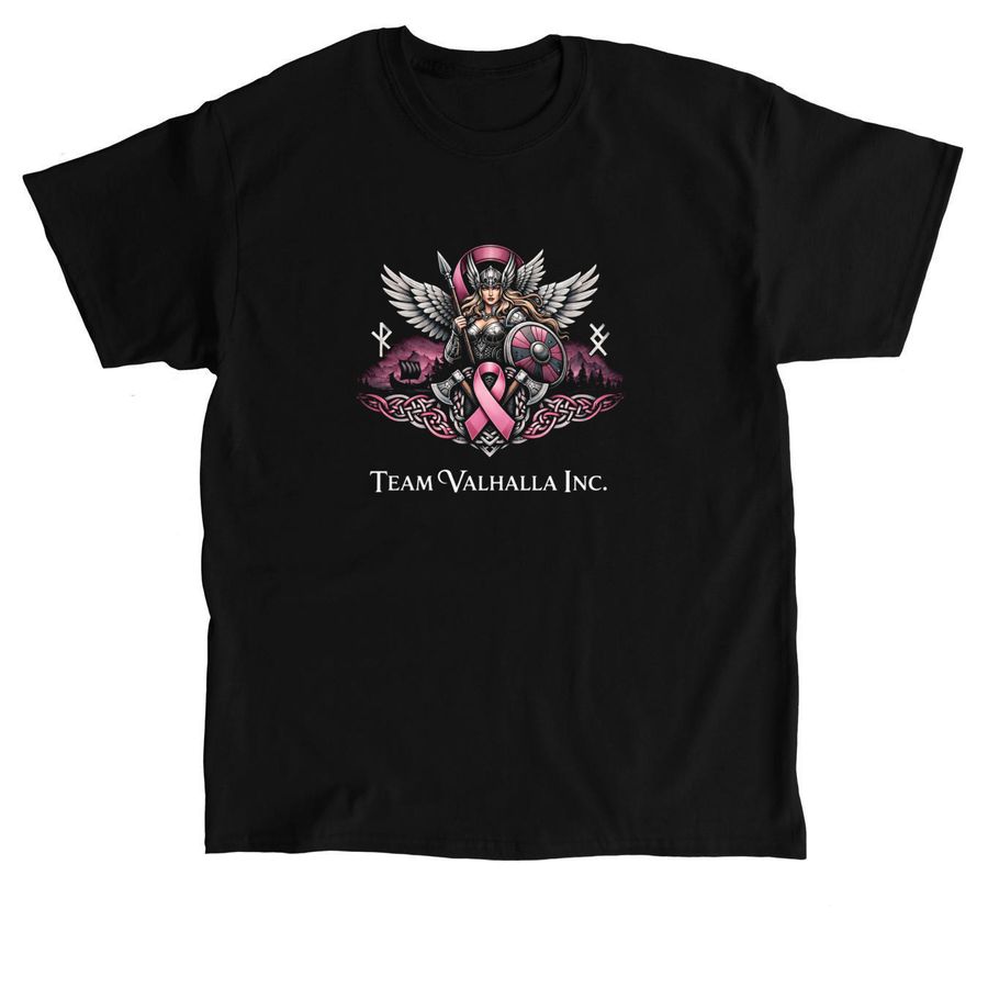 Support Team Valhalla, a Black Classic Unisex Tee