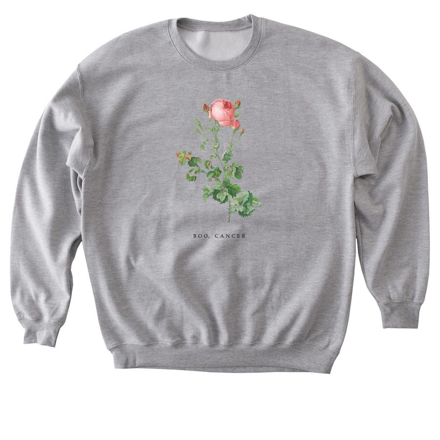 Boo, Cancer (light colors), a Sport Grey Softstyle Crewneck Sweatshirt