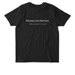 Rudy, our Badass mini-mule!, a Black Stanley/Stella Unisex Rocker Tee (back-view)
