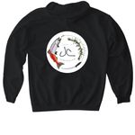 Catch. Cut. Process&nbsp;, a Black Gildan Softstyle Pullover Hoodie (back-view)