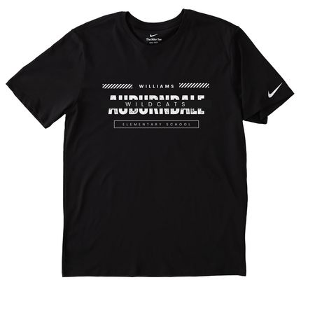 Active Wear, a Black Nike Dri-FIT Jersey Blend Performance Tee