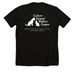 Calvert Animal Welfare League, a Solid Black Blend Premium Unisex Tee (back-view)