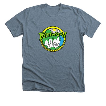 Fernwood Gear 2024 Fundraiser, a Heather Slate Premium Unisex Tee
