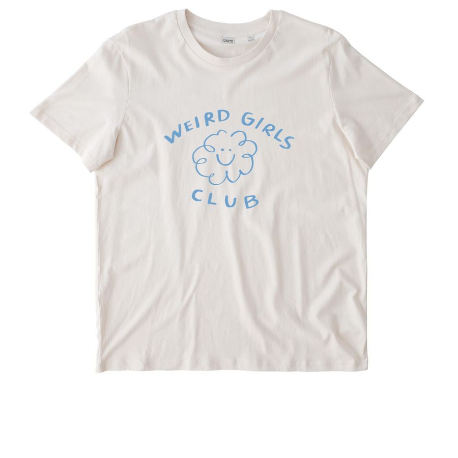 Weird Girls Club: Puff, a Vintage White Stanley/Stella Unisex Crafter Tee