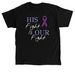 Support John, a Black Classic Unisex Tee
