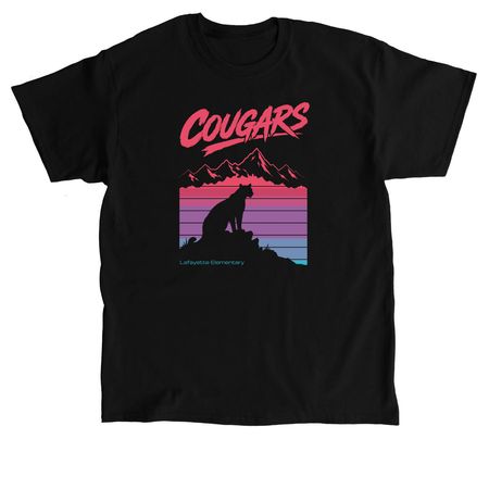 Rad Cougar Shirts, a Black Classic Unisex Tee