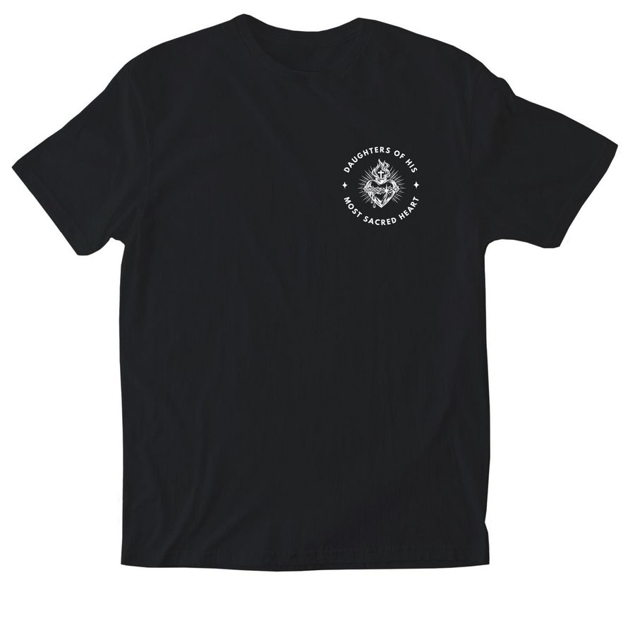 Daughters of His Most Sacred Heart, a Black Softstyle Cotton Tee